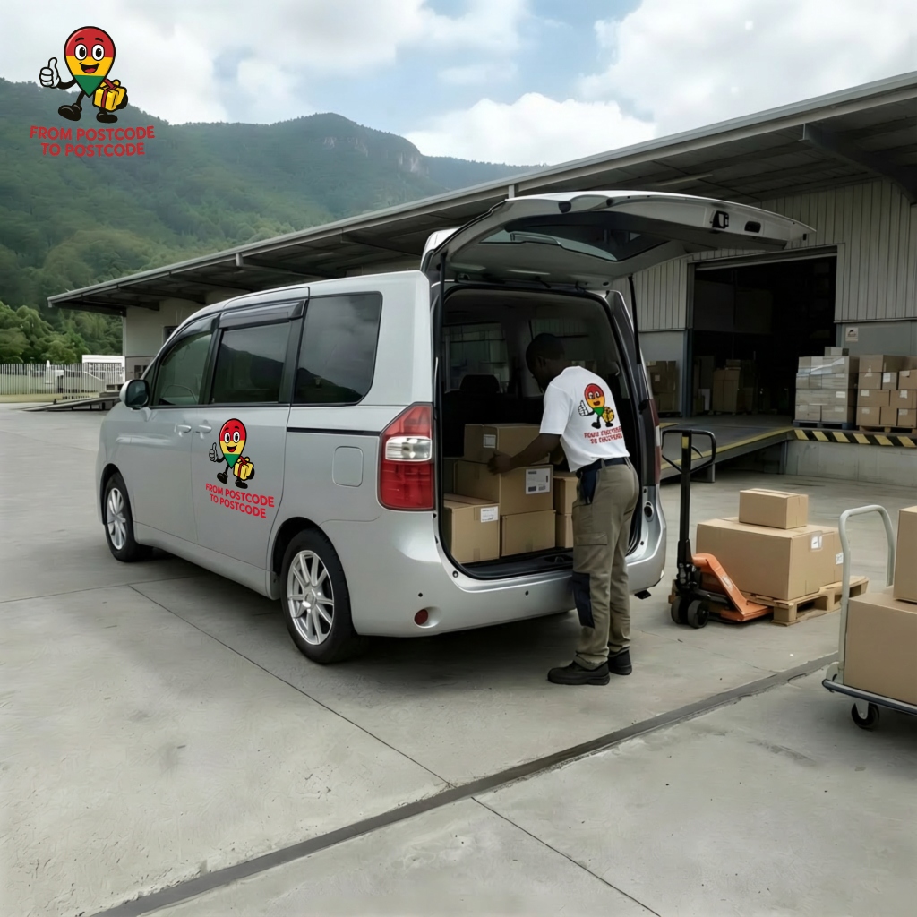 From Postcode to Postcode delivery van and personnel